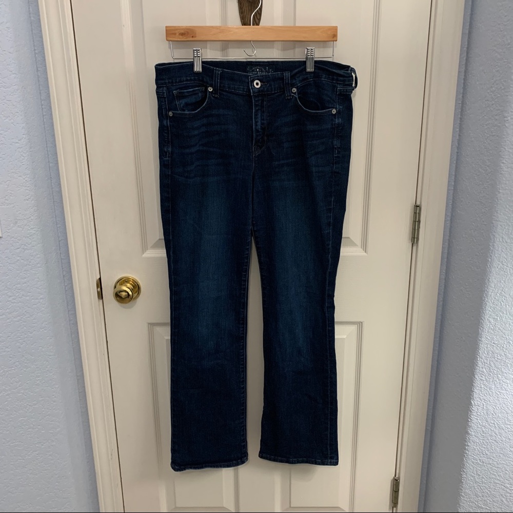 Lucky Brand Brooke Slim Bootcut Ankle Jeans Dark Wash 14/32